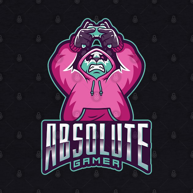 Absolute Gamer Panda Logo! by Johan13